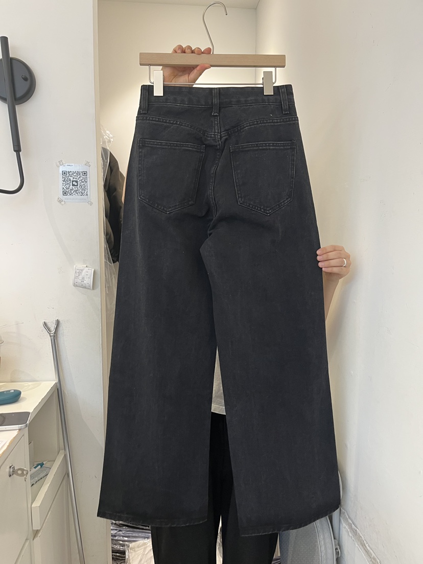 OUVIR東大門直郵女士新品人氣真品熱賣26春夏牛仔褲喇叭鏤空O.V.R/OUVIR牛仔褲