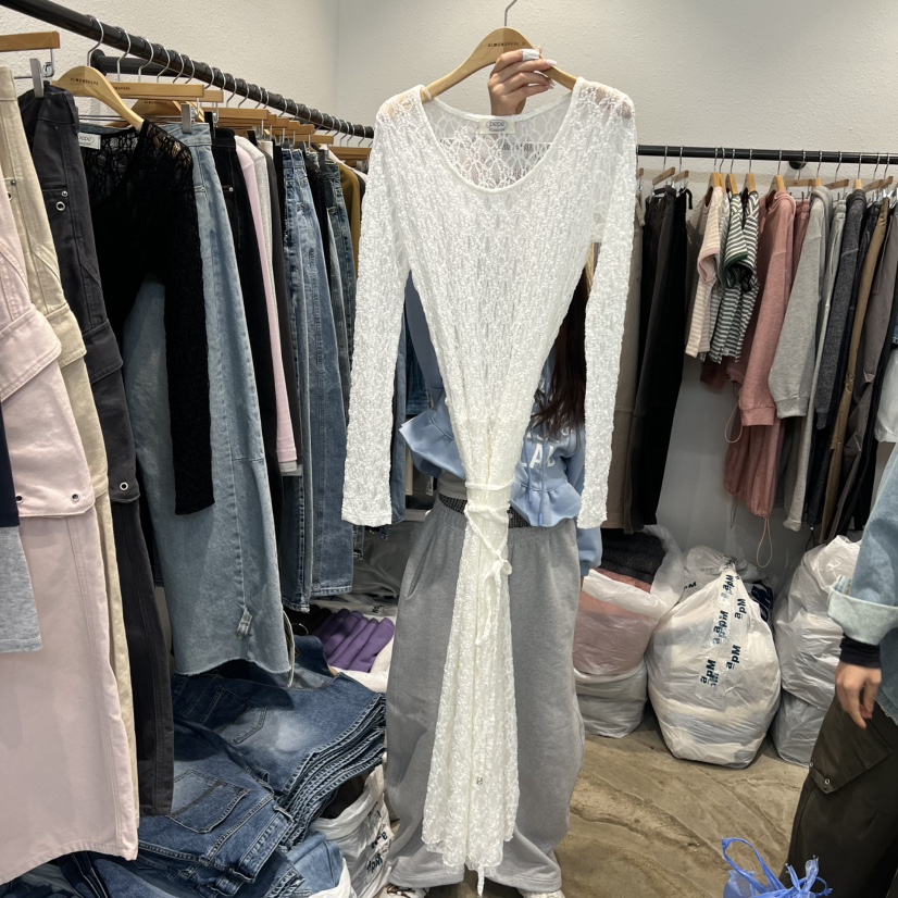 ALMOND PEPE韓國直郵女士新品休閑熱賣人氣時尚26春夏連衣裙ALMOND PEPE連衣裙圖色1