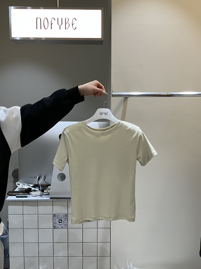 NOFYBE東大門代購女裝新品休閑真品熱賣26春夏時尚人氣T恤NOFYBET恤圖色3
