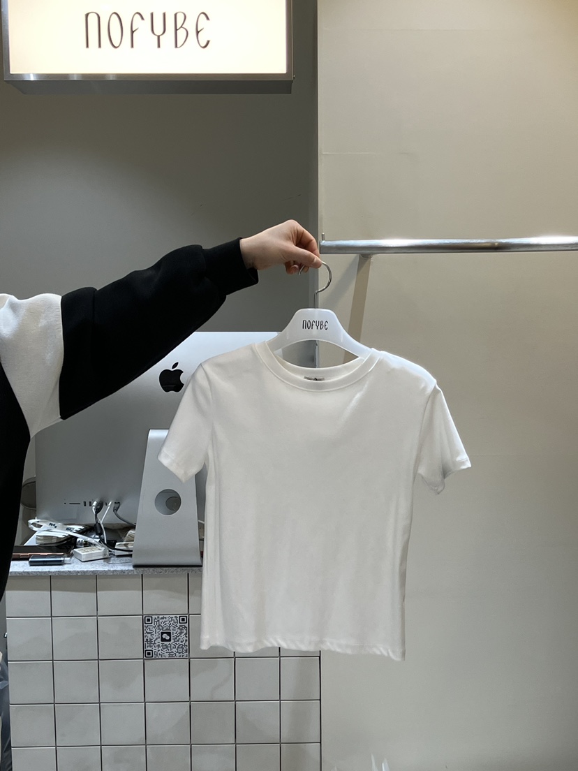 NOFYBE東大門代購女裝新品休閑真品熱賣26春夏時尚人氣T恤NOFYBET恤圖色4