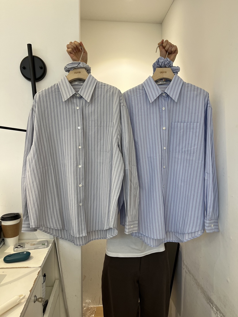 OUVIR韓國代購女士新品休閑職業時尚真品26春夏襯衫蕾絲衫套裝O.V.R/OUVIR襯衫/蕾絲衫