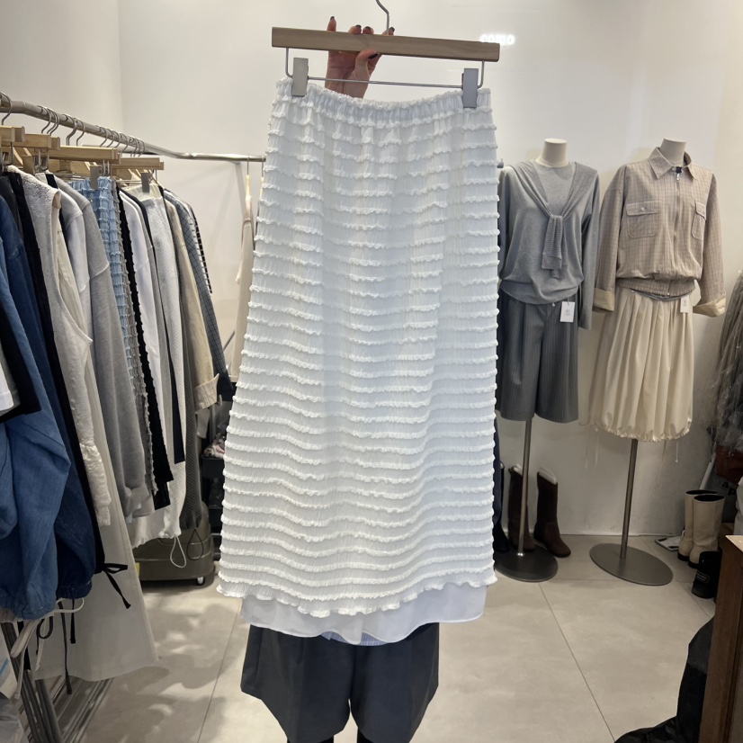 TAN&amp;COMO韓國代購女士新款時尚職業熱賣推薦人氣長裙tan-COMO長裙