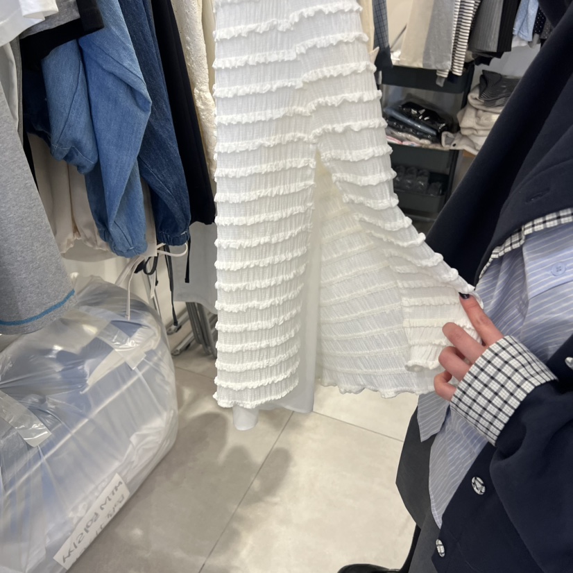 TAN&amp;COMO韓國代購女士新款時尚職業熱賣推薦人氣長裙tan-COMO長裙