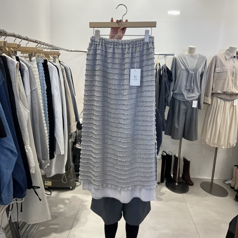 TAN&amp;COMO韓國代購女士新款時尚職業熱賣推薦人氣長裙tan-COMO長裙圖色3