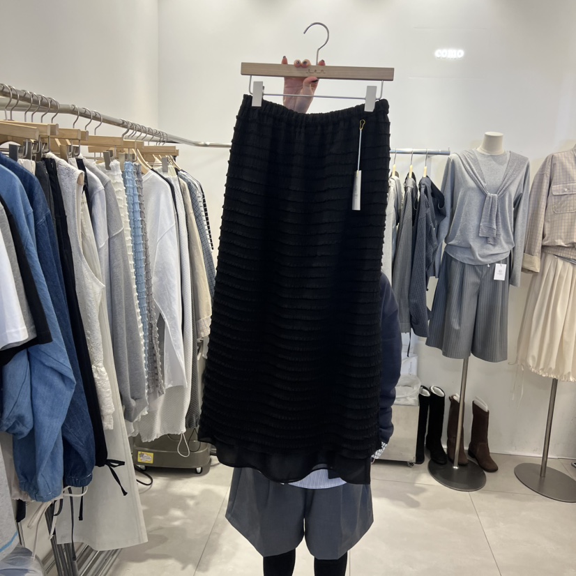 TAN&amp;COMO韓國代購女士新款時尚職業熱賣推薦人氣長裙tan-COMO長裙圖色4