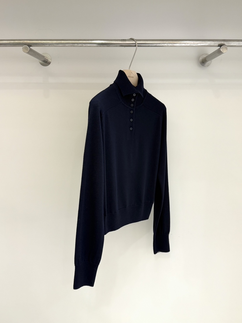 TOOGOOD韓國直郵女裝新品推薦真品職業熱賣休閑針織衫紐扣TOOGOOD針織衫圖色3深藍色