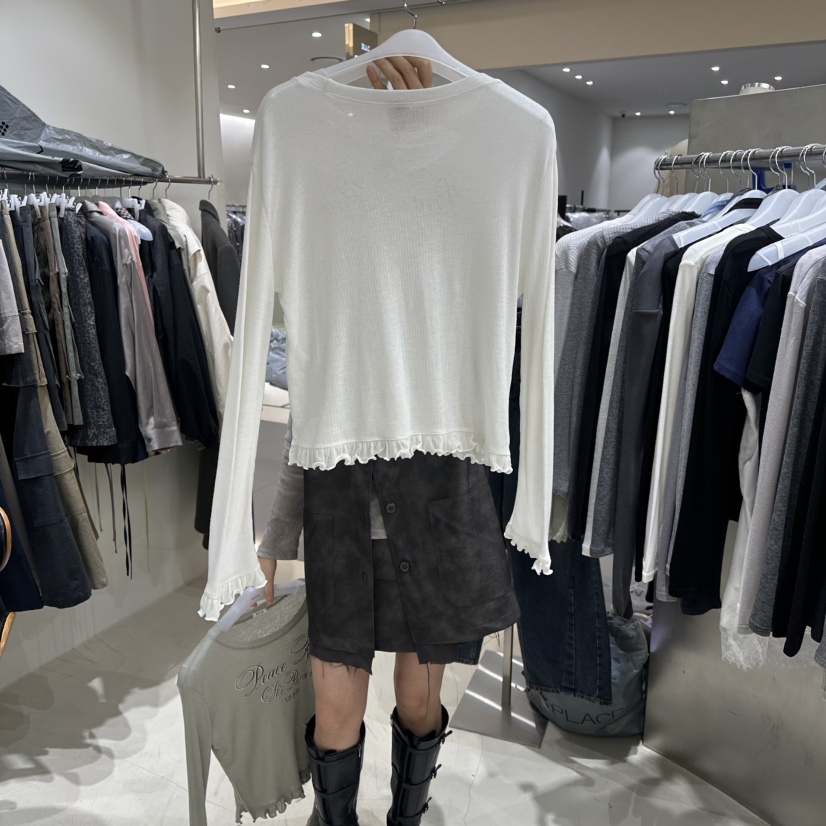 BENE東大門直郵女裝新款人氣推薦休閑時尚熱賣職業長袖T恤BENE長袖T恤