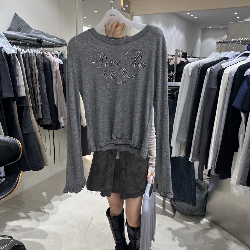 BENE東大門直郵女裝新款人氣推薦休閑時尚熱賣職業長袖T恤BENE長袖T恤圖色4