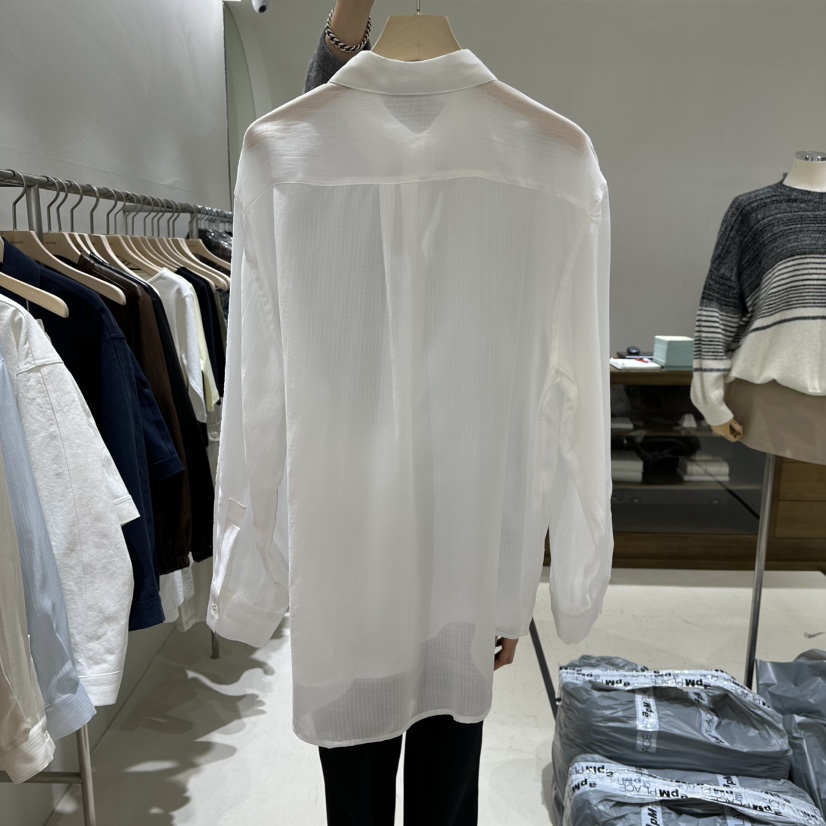 A WANT東大門實拍女士新款真品時尚26春夏襯衫蕾絲衫條紋A WANT襯衫/蕾絲衫