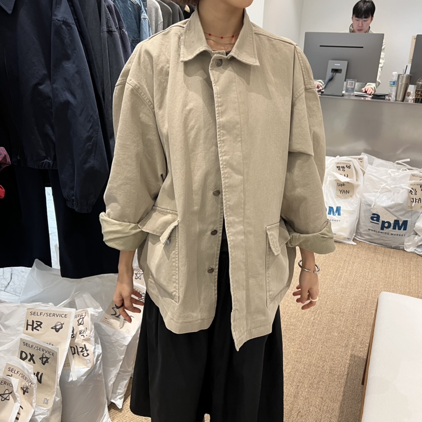 SELF SERVICE東大門代購女裝新品26春夏熱賣推薦時尚夾克SELF SERVICE夾克圖色1