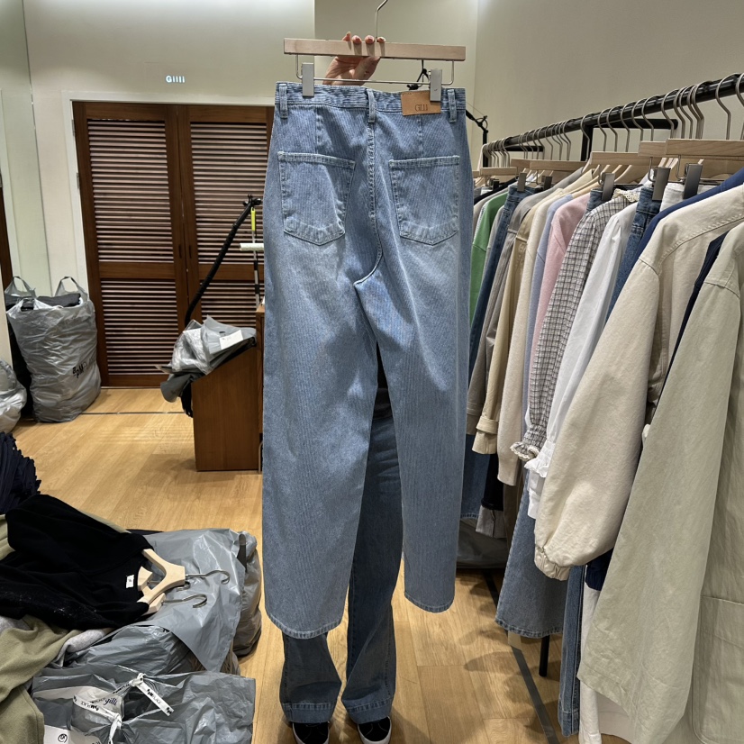 GILLI東大門代購女士新款熱賣休閑人氣職業推薦時尚牛仔褲GILLI牛仔褲