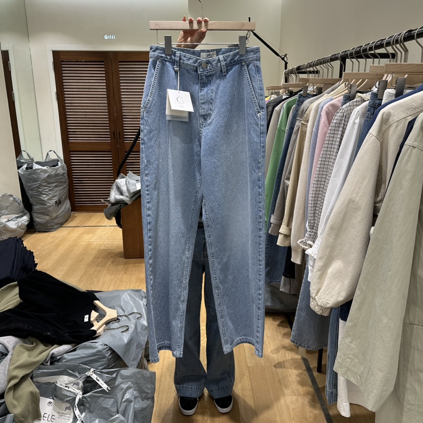 GILLI東大門代購女士新款熱賣休閑人氣職業推薦時尚牛仔褲GILLI牛仔褲圖色1