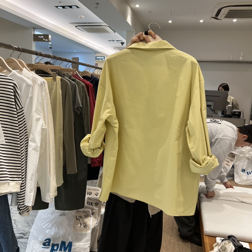 SELF SERVICE韓國代購女裝新品職業26春夏真品襯衫蕾絲衫SELF SERVICE襯衫/蕾絲衫