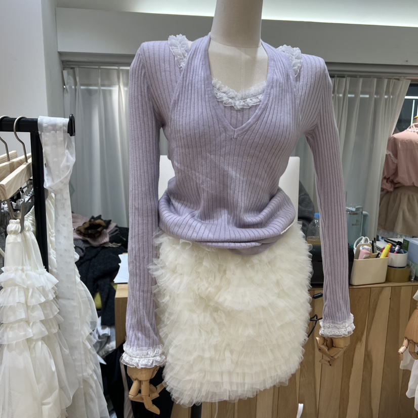 ARANCIA東大門實拍女士新款人氣真品休閑長袖T恤假兩件雙層ARANCIA長袖T恤圖色2