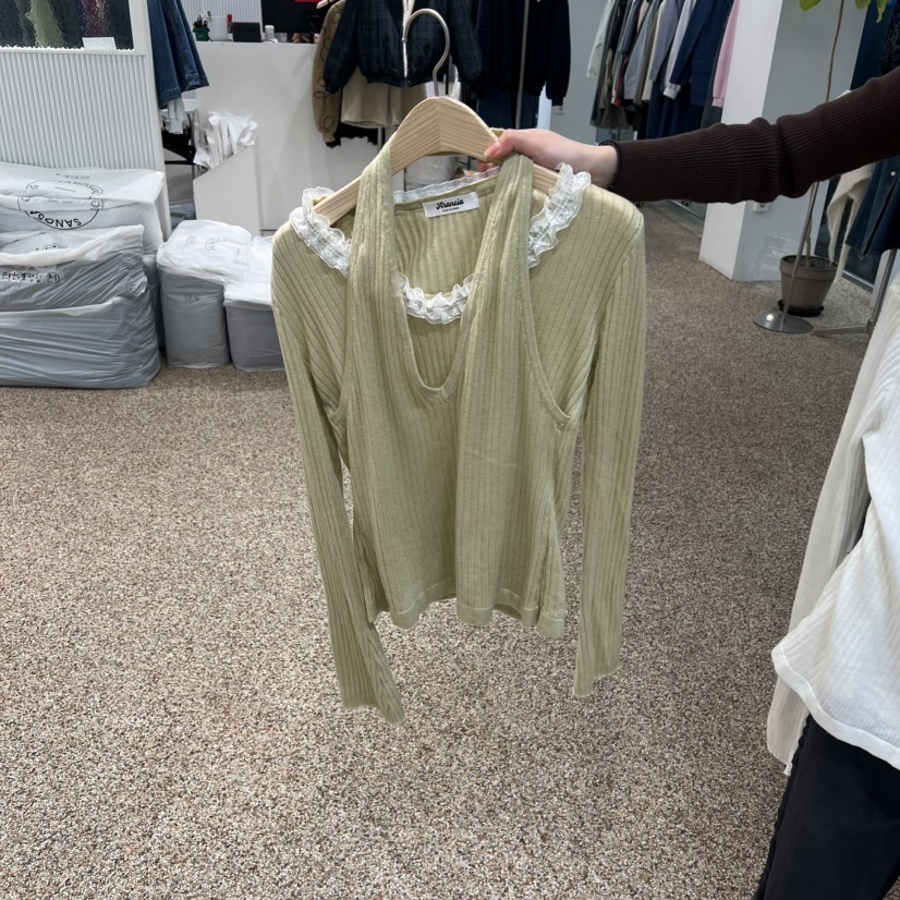 ARANCIA東大門實拍女士新款人氣真品休閑長袖T恤假兩件雙層ARANCIA長袖T恤圖色3