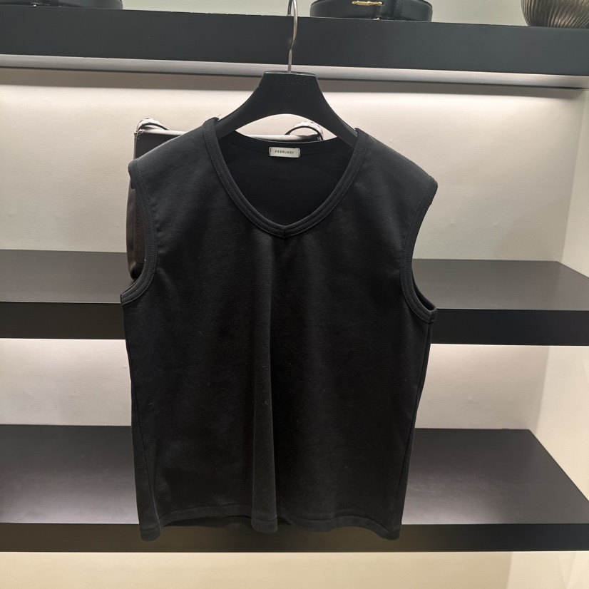 FEBRUARY 11東大門直郵女裝新款職業熱賣休閑吊帶背心V領FEBRUARY 11吊帶/背心圖色5