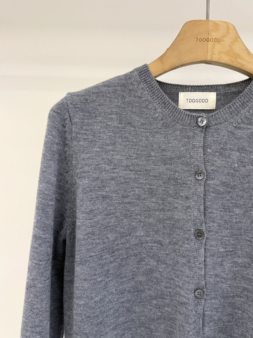 TOOGOOD韓國代購女士新品推薦26春夏熱賣時尚針織衫圓領開衫TOOGOOD針織衫