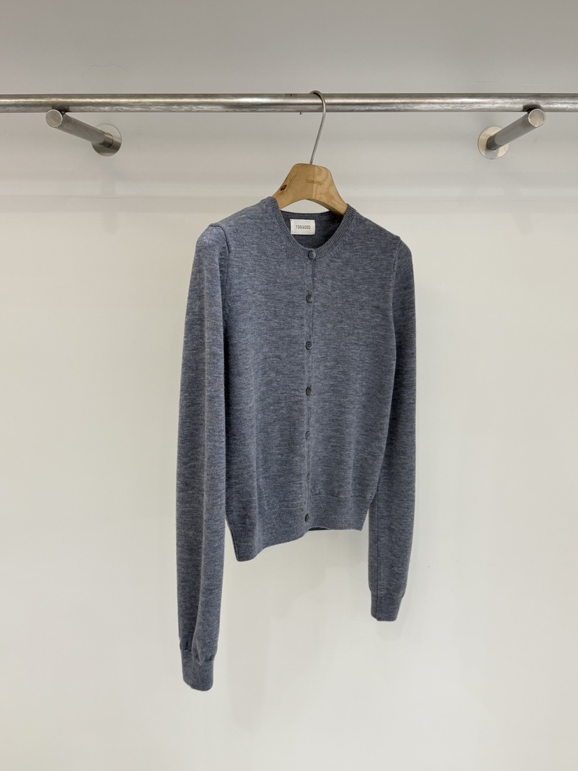 TOOGOOD韓國代購女士新品推薦26春夏熱賣時尚針織衫圓領開衫TOOGOOD針織衫圖色1