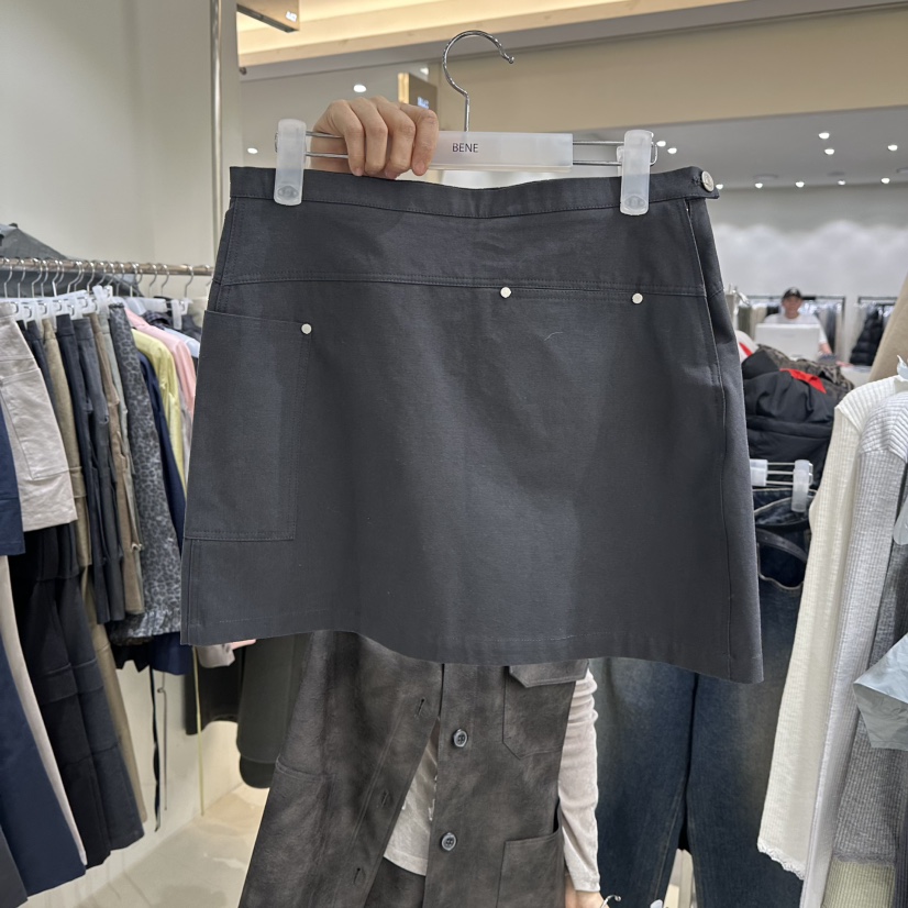 BENE韓國直郵女士新款熱賣時尚休閑26春夏職業人氣推薦短裙BENE短裙圖色2