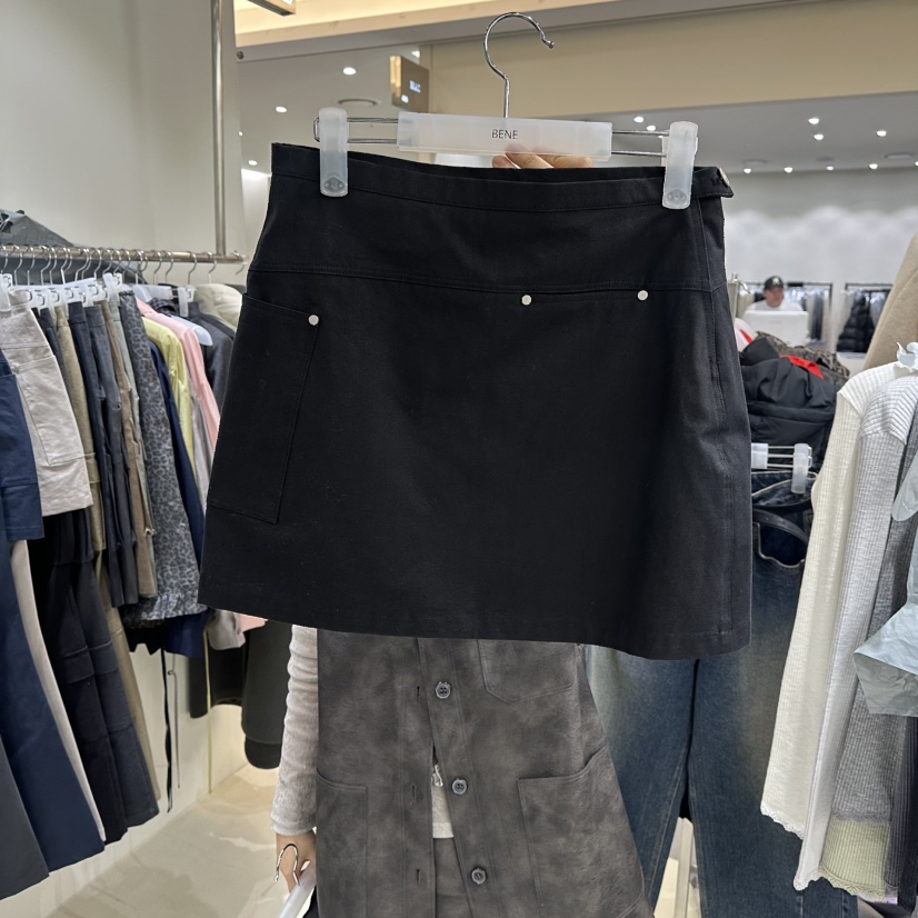 BENE韓國直郵女士新款熱賣時尚休閑26春夏職業人氣推薦短裙BENE短裙圖色3