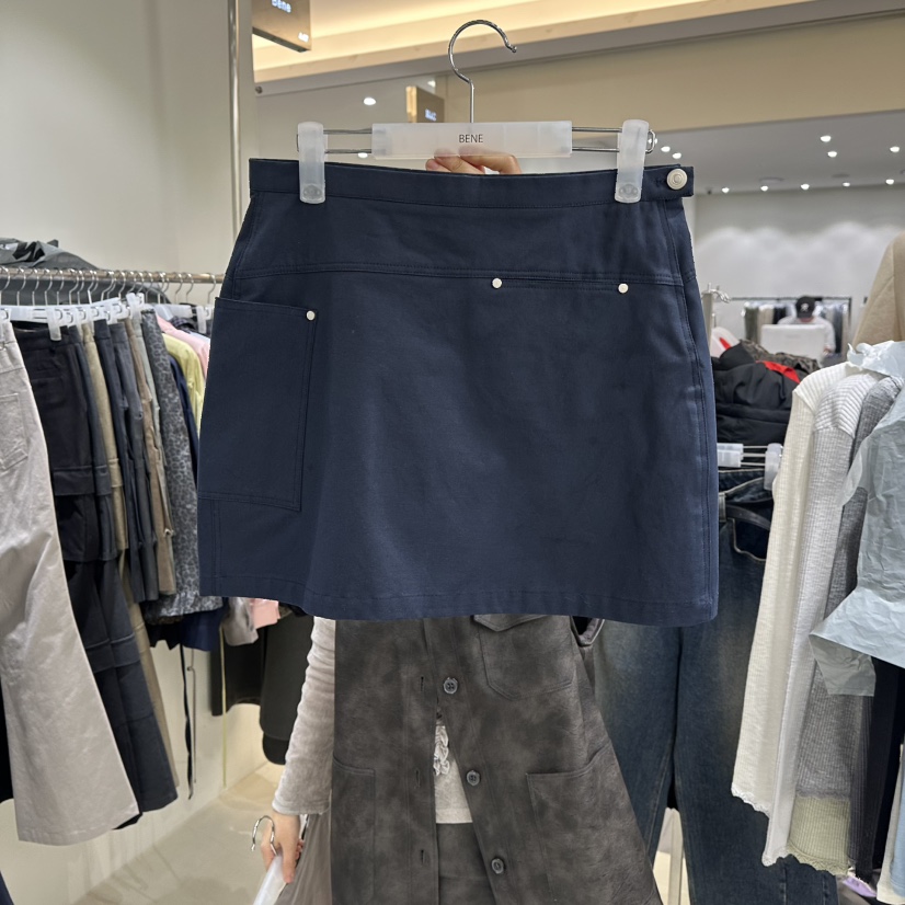 BENE韓國直郵女士新款熱賣時尚休閑26春夏職業人氣推薦短裙BENE短裙圖色4