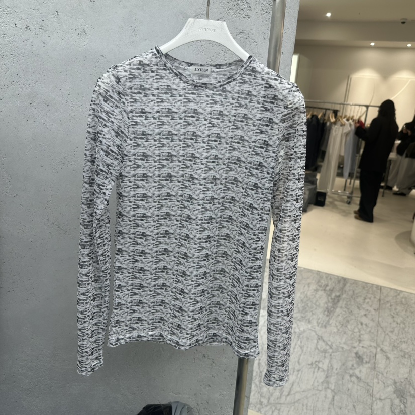 SIXTEEN東大門實拍女裝新款時尚26春夏熱賣人氣真品長袖T恤SIXTEEN長袖T恤圖色4