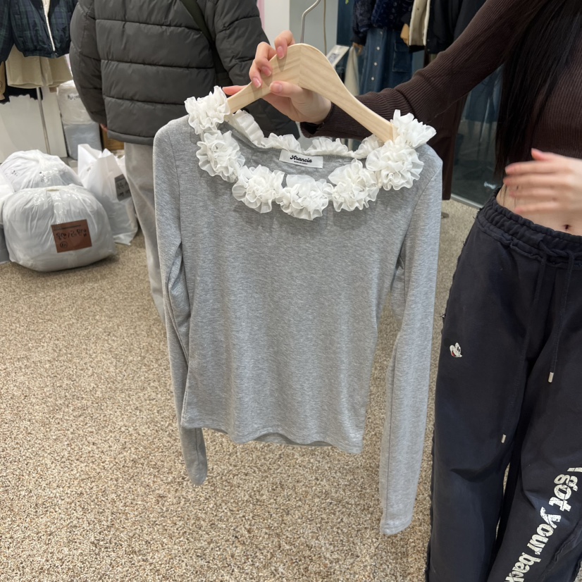 ARANCIA東大門代購女士新款26春夏人氣熱賣推薦時尚長袖T恤ARANCIA長袖T恤圖色1