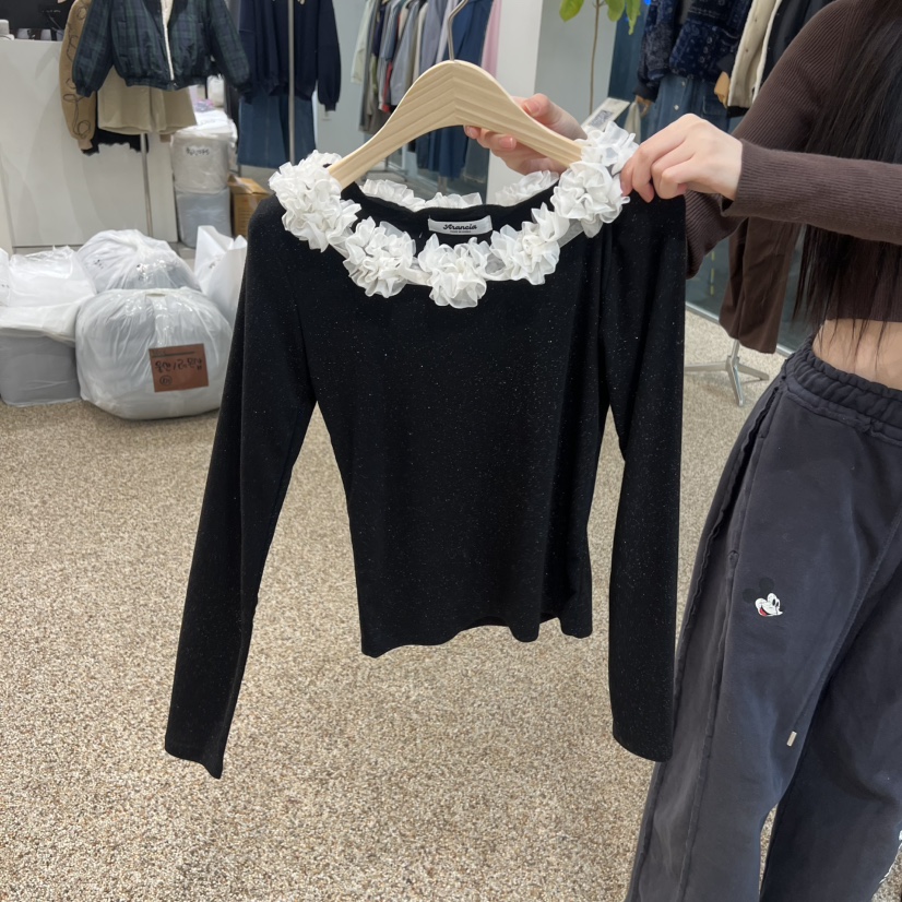 ARANCIA東大門代購女士新款26春夏人氣熱賣推薦時尚長袖T恤ARANCIA長袖T恤圖色2