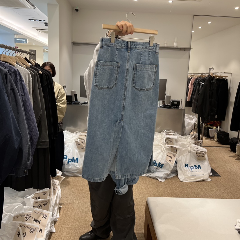 SELF SERVICE東大門實拍女士新款熱賣休閑26春夏人氣長裙SELF SERVICE長裙