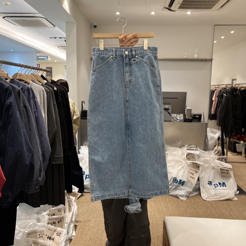 SELF SERVICE東大門實拍女士新款熱賣休閑26春夏人氣長裙SELF SERVICE長裙圖色1