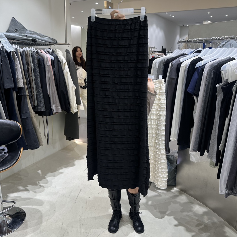 BENE東大門代購女士新款推薦26春夏時尚休閑職業真品長裙BENE長裙圖色2