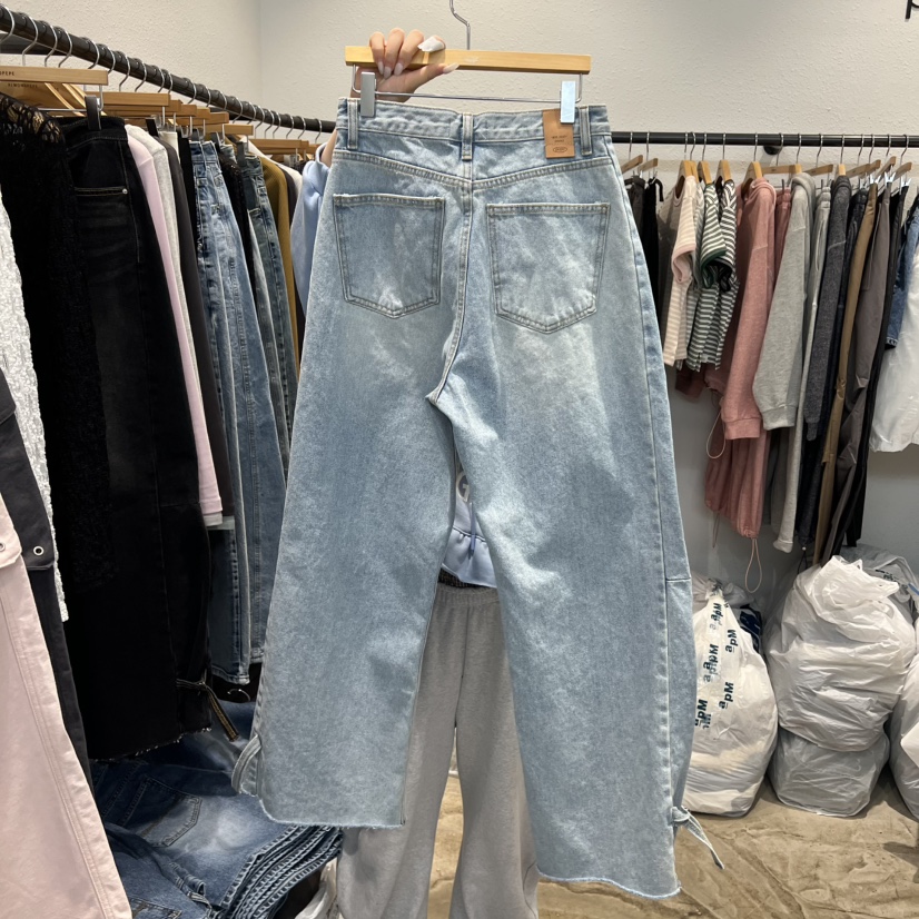 ALMOND PEPE韓國代購女裝新品真品推薦26春夏熱賣牛仔褲ALMOND PEPE牛仔褲