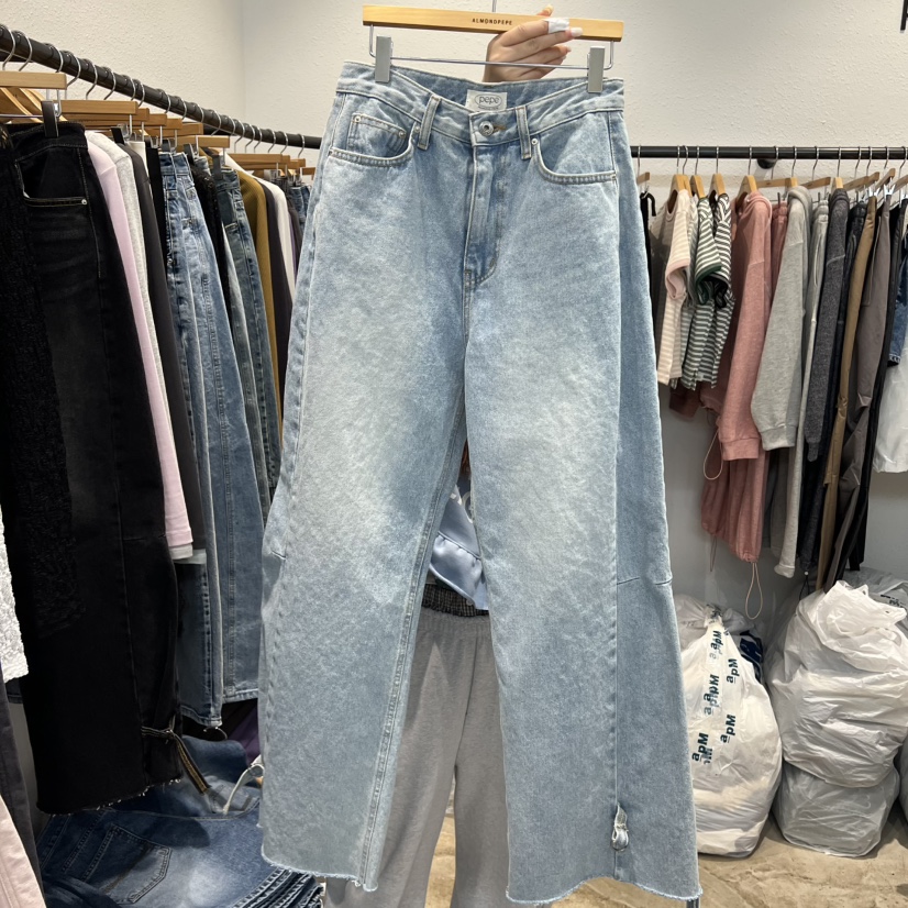 ALMOND PEPE韓國代購女裝新品真品推薦26春夏熱賣牛仔褲ALMOND PEPE牛仔褲圖色1