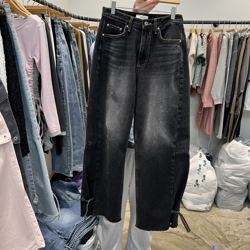 ALMOND PEPE韓國代購女裝新品真品推薦26春夏熱賣牛仔褲ALMOND PEPE牛仔褲圖色2