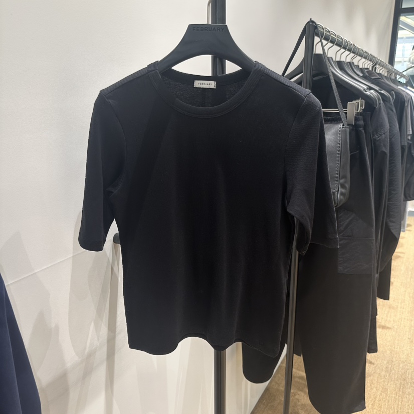 FEBRUARY 11東大門直郵女士新款推薦休閑真品26春夏職業T恤FEBRUARY 11T恤圖色5黑色