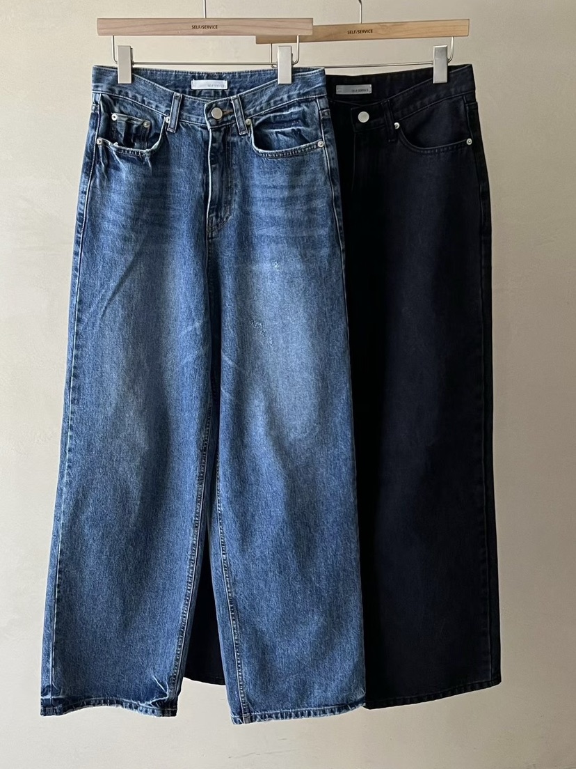 SELF SERVICE東大門直郵女士新品休閑時尚牛仔褲不含配飾SELF SERVICE牛仔褲圖色2左二色