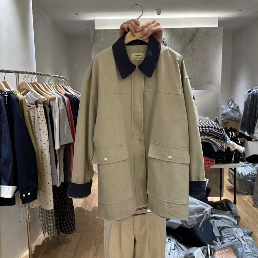 URBANE-P韓國直郵女士新款時尚26春夏職業推薦熱賣休閑夾克URBANE-P夾克圖色1