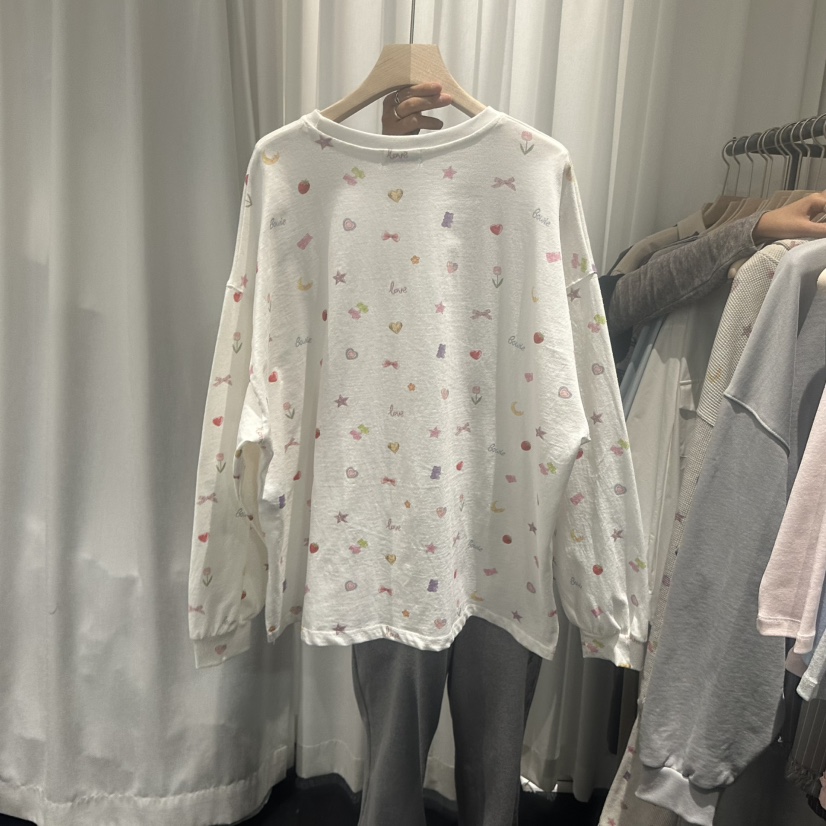 BOWIE東大門代購女士新品熱賣休閑人氣時尚真品推薦長袖T恤BOWIE長袖T恤