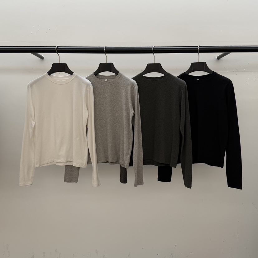 ID東大門實拍女士新品職業熱賣休閑時尚推薦真品人氣長袖T恤ID長袖T恤