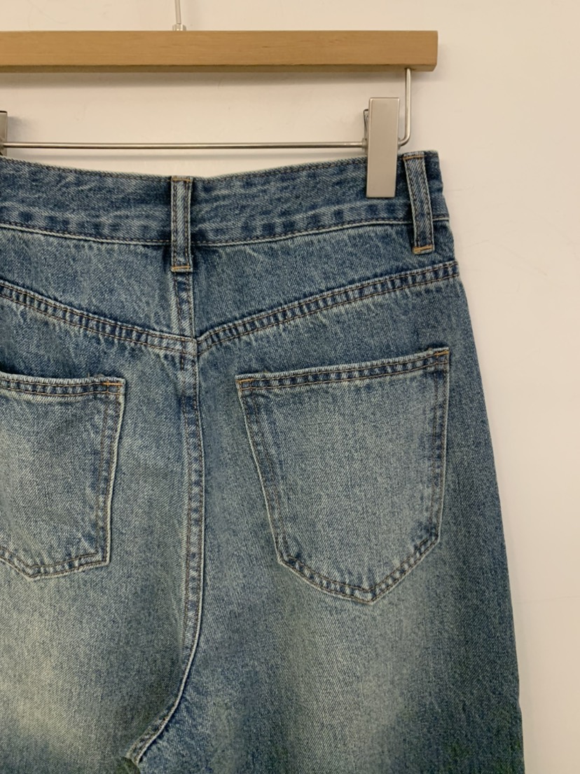 UNDER KEY東大門實拍女士新款人氣真品時尚職業牛仔褲紐扣UNDER KEY牛仔褲