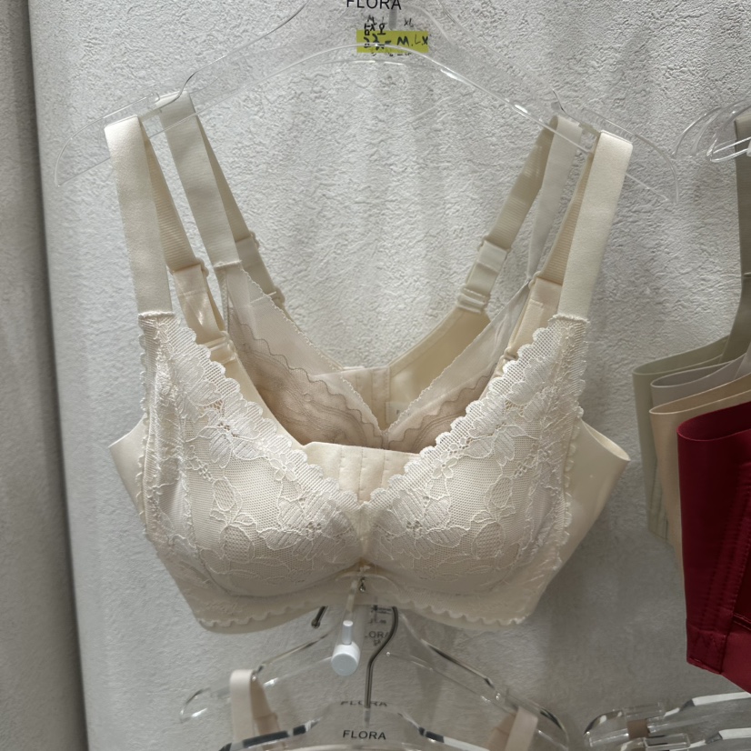 FLORAL-P東大門實拍女裝新品人氣職業時尚推薦休閑內衣文胸FLORAL-P內衣/文胸圖色1米色