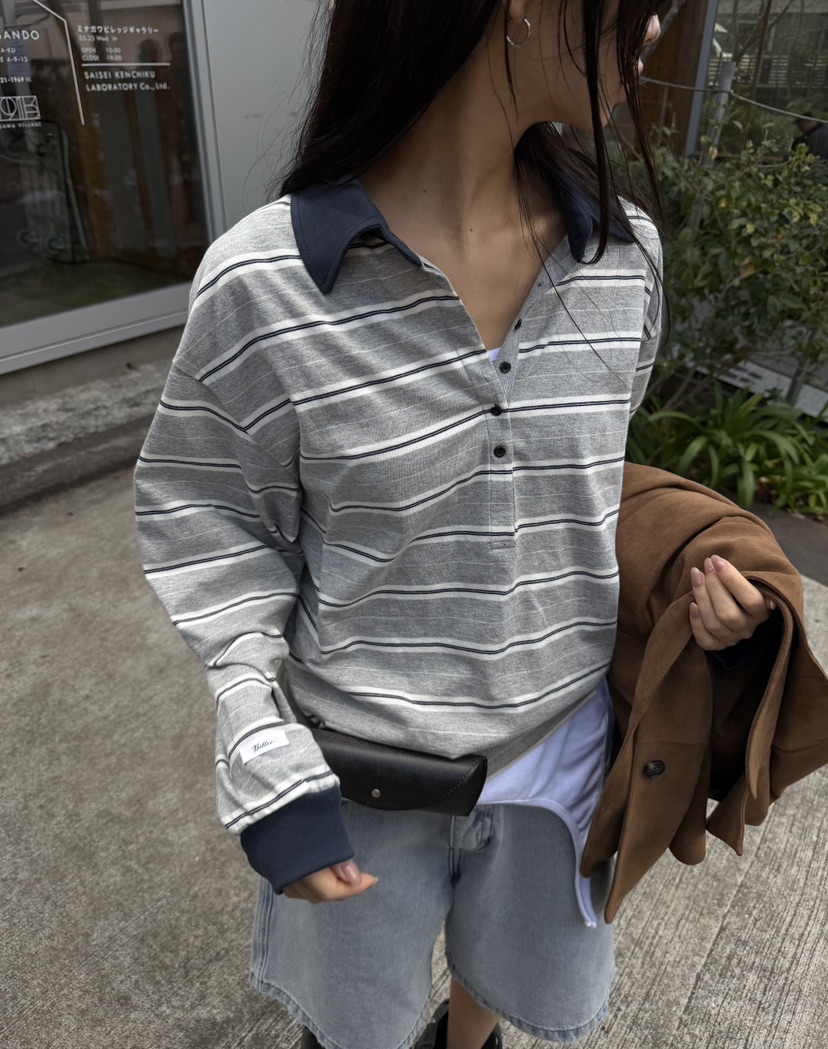 BETTER韓國代購女士新款人氣職業時尚真品26春夏推薦長袖T恤BETTER長袖T恤