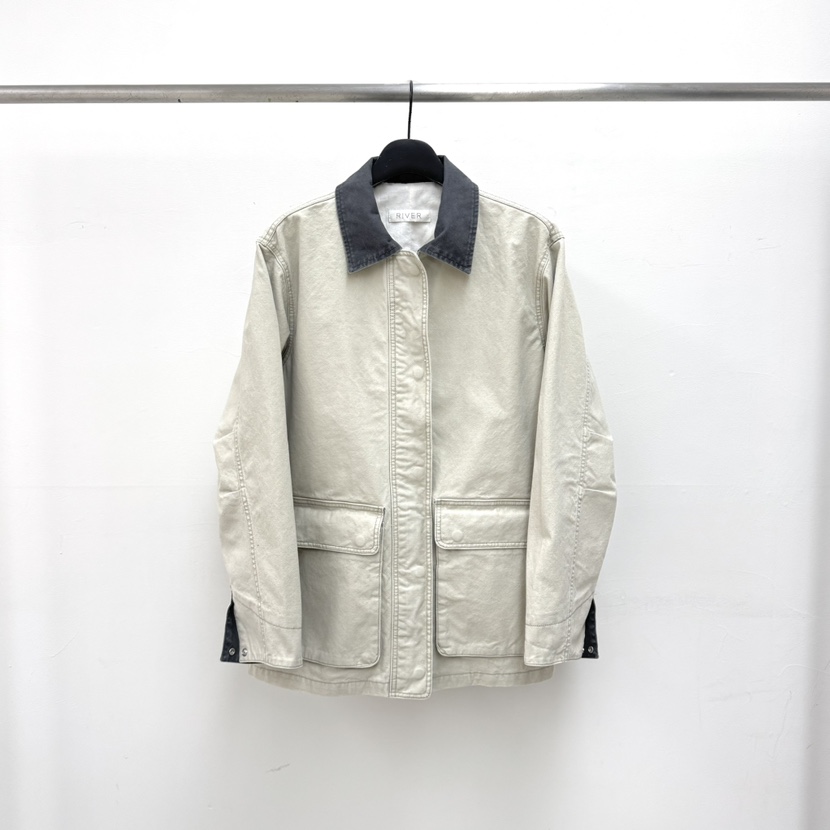 RIVER東大門代購女裝新品休閑職業26春夏推薦人氣真品夾克WATER/RIVER夾克圖色1