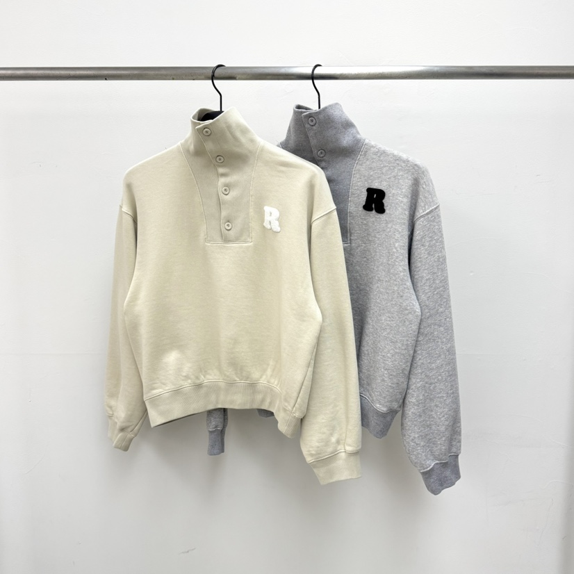 RIVER韓國直郵女裝新品真品休閑人氣時尚26春夏熱賣衛衣紐扣WATER/RIVER衛衣