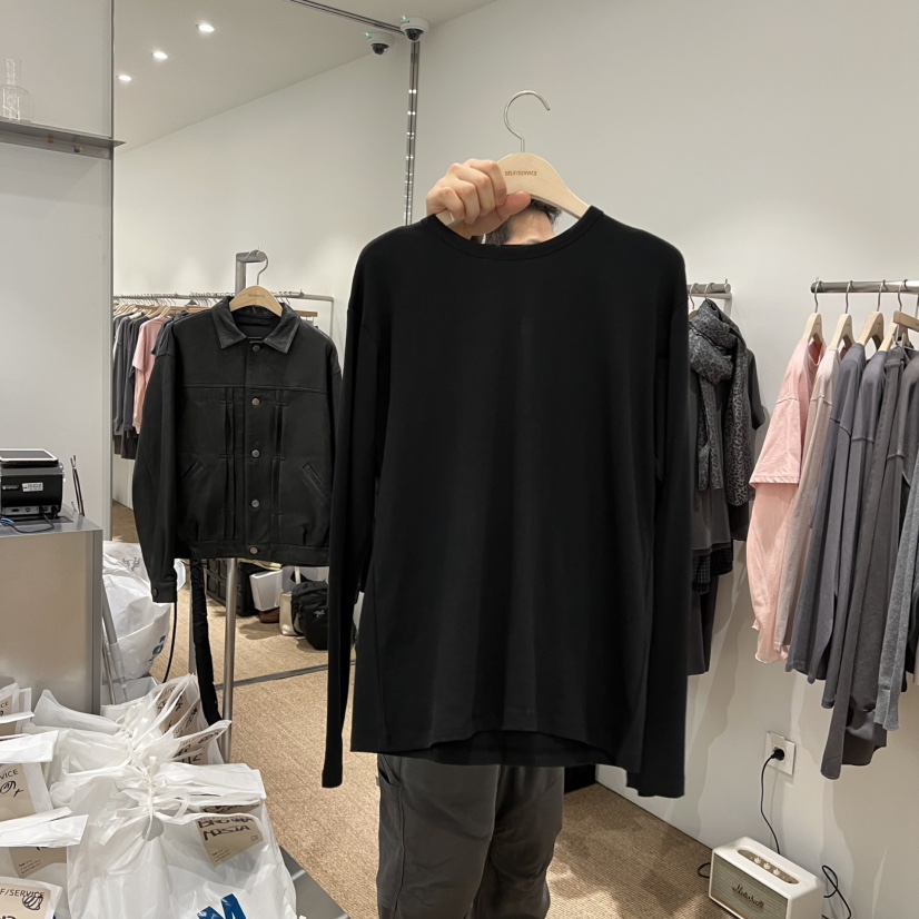 SELF SERVICE韓國直郵女士新品職業休閑時尚長袖T恤柔軟SELF SERVICE長袖T恤圖色6