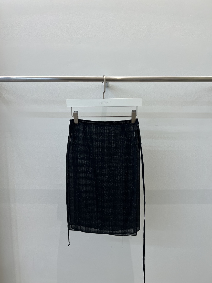 BETTER韓國直郵女士新品職業推薦熱賣26春夏半身裙中短裙BETTER半身裙/中短裙圖色3黑色