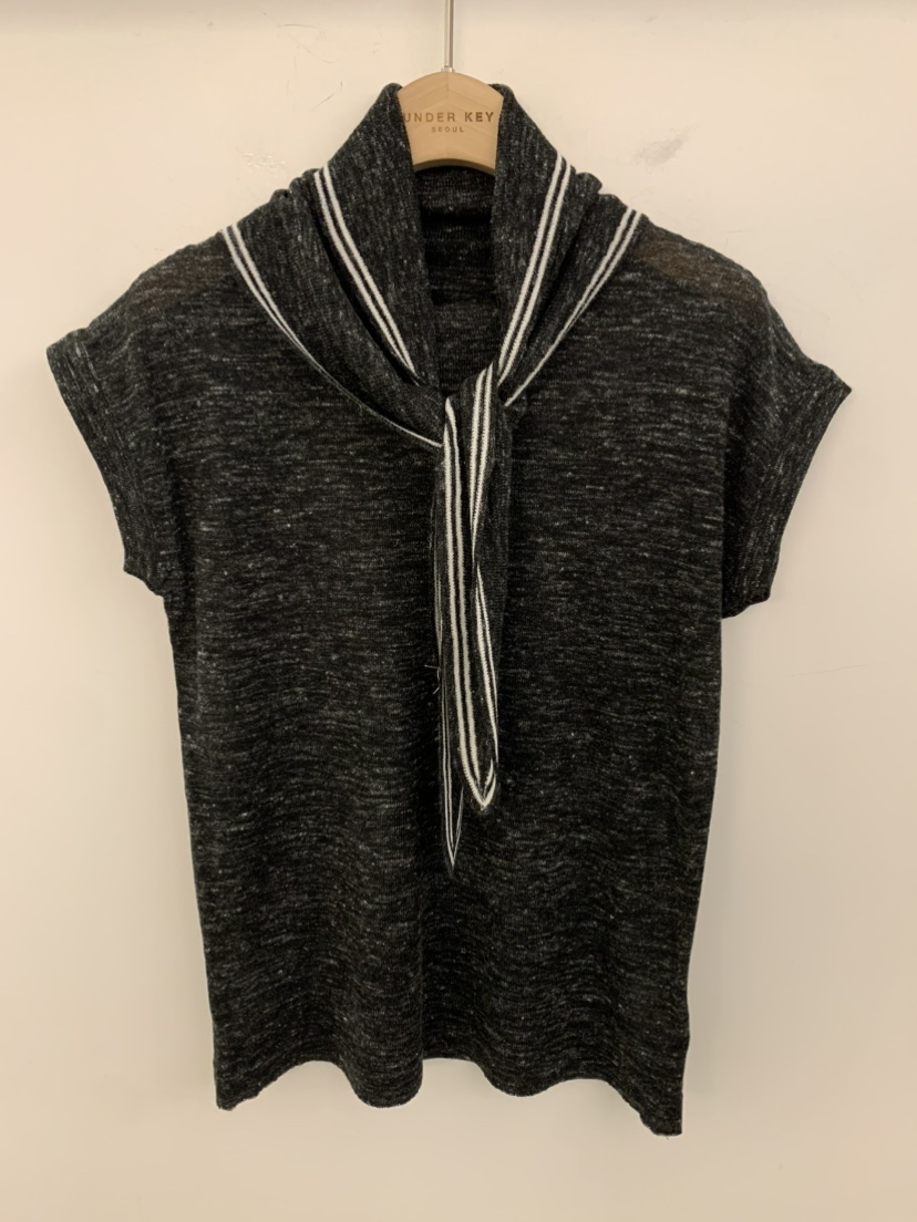 UNDER KEY東大門代購女裝新品時尚26春夏休閑針織衫含圍巾UNDER KEY針織衫圖色3