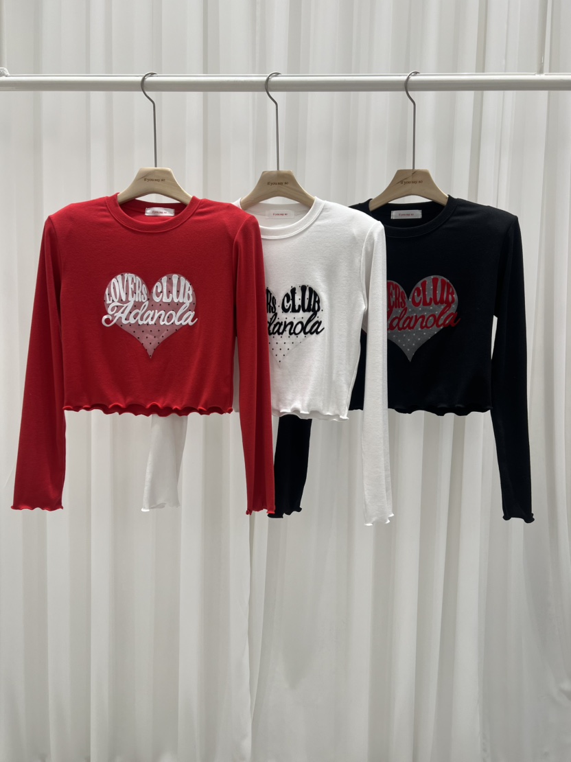 IF YOU SAY SO/PLUM-Q韓國直郵女士新款真品長袖T恤IF YOU SAY SO/PLUM-Q長袖T恤