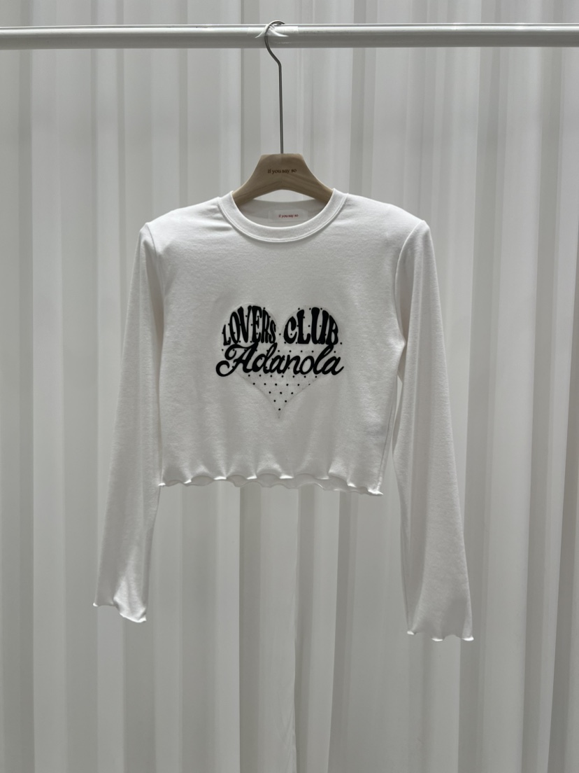 IF YOU SAY SO/PLUM-Q韓國直郵女士新款真品長袖T恤IF YOU SAY SO/PLUM-Q長袖T恤圖色2