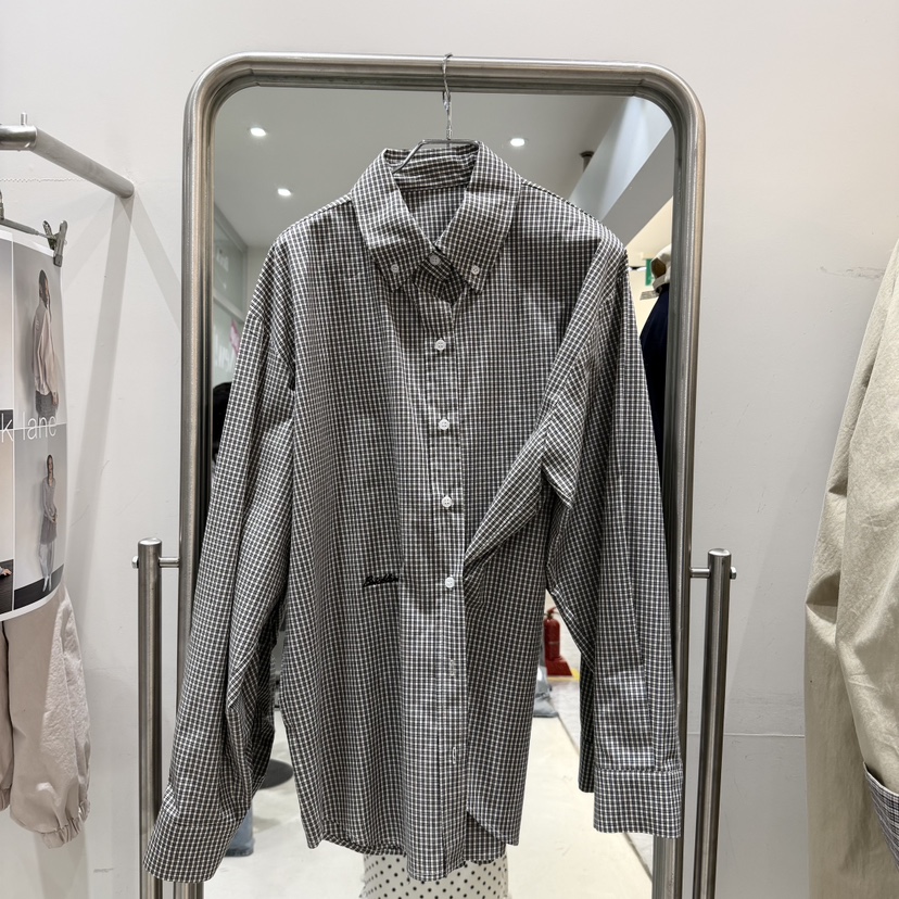 BRICKLANE東大門代購女士新品真品熱賣26春夏時尚襯衫蕾絲衫BRICKLANE襯衫/蕾絲衫圖色2黑色